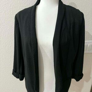 Lauren Conrad Linen Quarter Sleeve Blazer  [Sz.M]